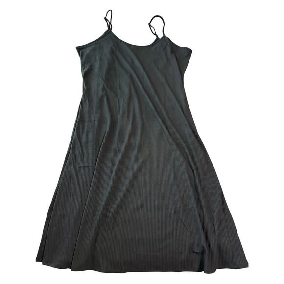 NWT A New Day Women's Size 4X Plus Size Ribbed Cami Midi Bodycon Dress‎ Black - Picture 1 of 6